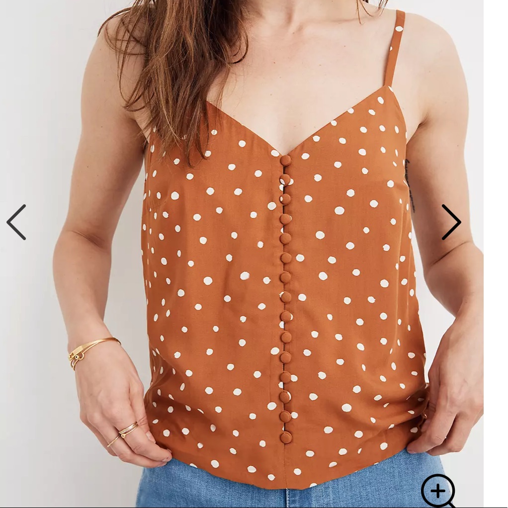 Button-Down Cami Top